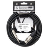 Deluxe Mono Microphone Cable ~ 20ft/6m