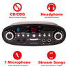 Easy Karaoke Bluetooth® Karaoke Machine + 1 Microphone