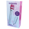 Easy Karaoke Wireless Microphone ~ White/Pink
