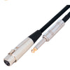 Oxygen Free Noiseless Microphone Cable ~ XLR-MONO ~ 20ft/6m